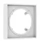 Hansgrohe-HG-Verlaengerungsrosette-eckig-22-mm-Mattweiss-13617700 gallery number 1